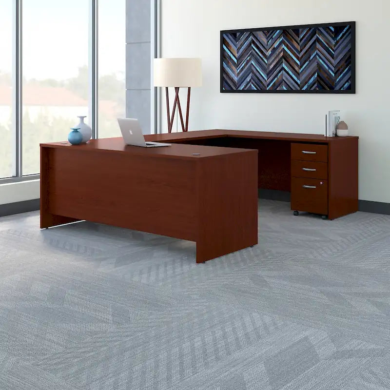 Series C 72W U Shaped Desk with Drawers by