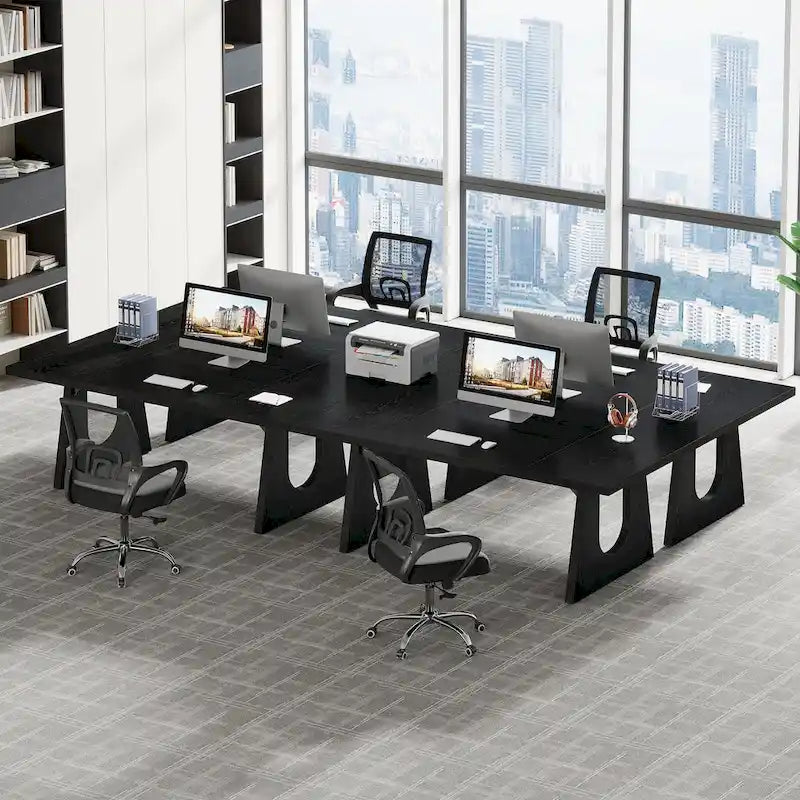 70.9 Inches Executive Desk Rectangular Computer Office Desk with Large Desktop