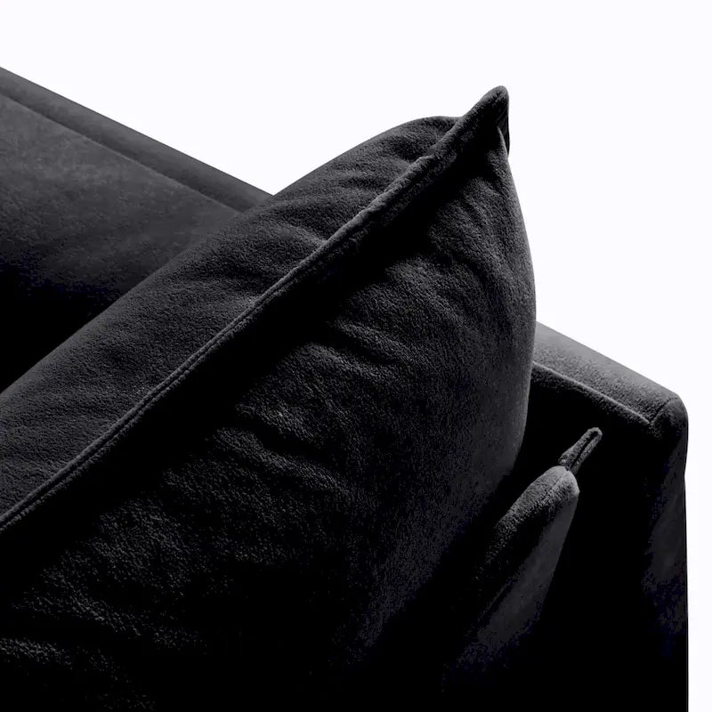 64 Oversized Chenille 2-Seater Sofa with DIY Combo & Storage Pockets