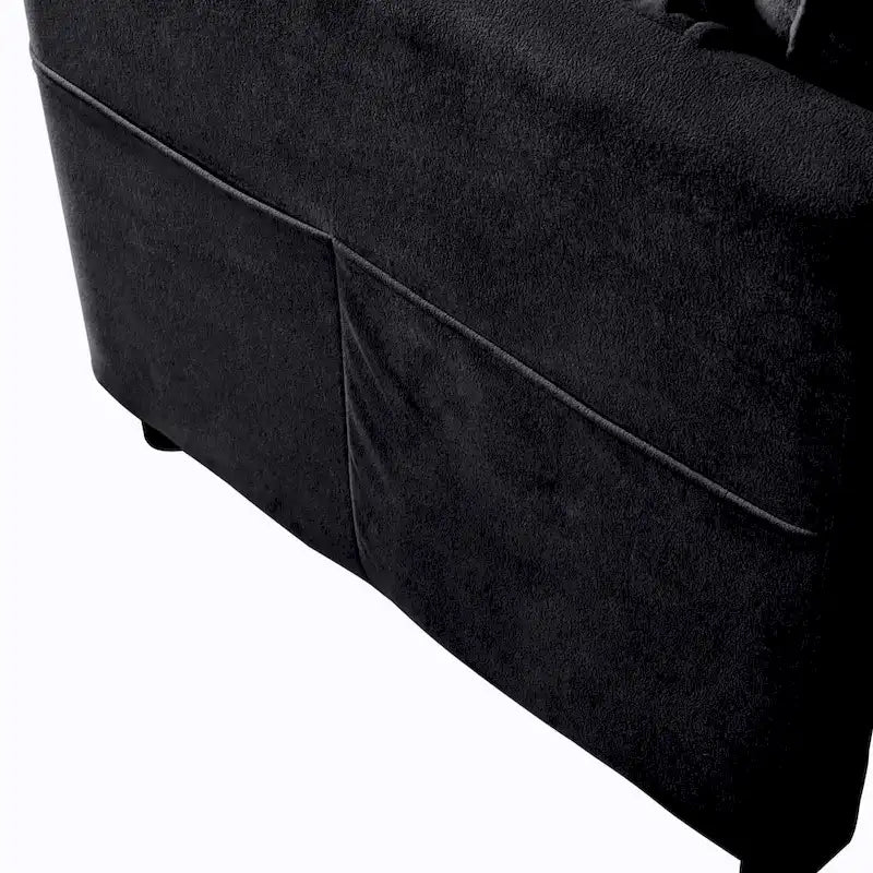 64 Oversized Chenille 2-Seater Sofa with DIY Combo & Storage Pockets