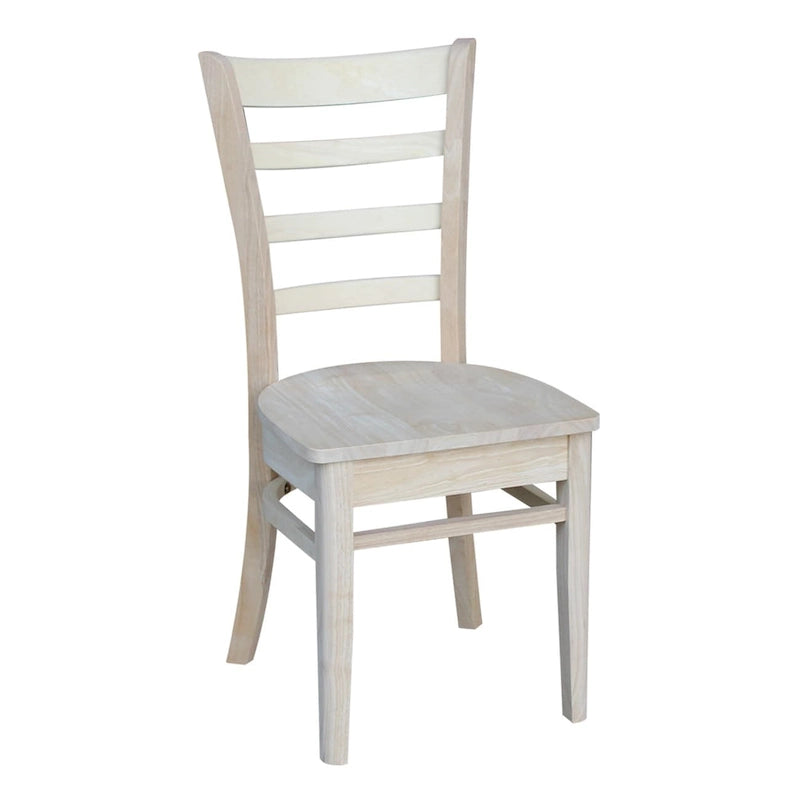 Multi-Color Solid Wood Dining Side Chair, Set of 2
