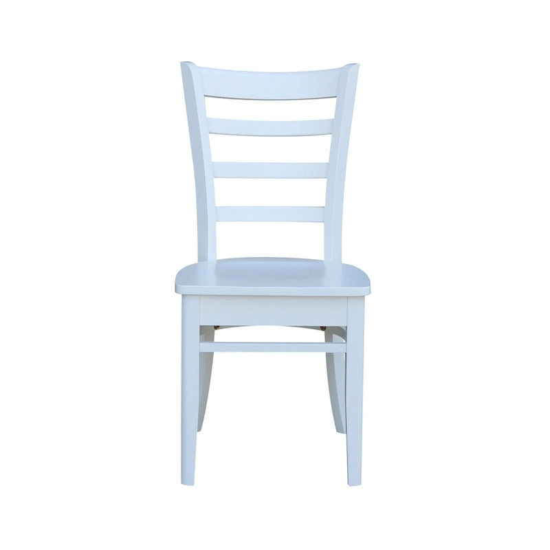Multi-Color Solid Wood Dining Side Chair, Set of 2