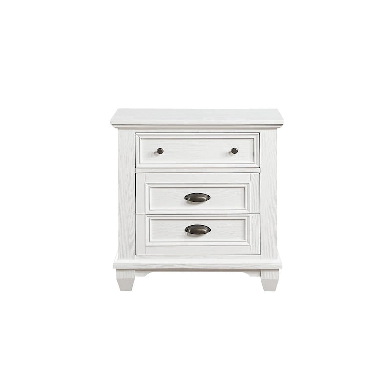 White Panel Bedroom Set for 2 – 6-Piece