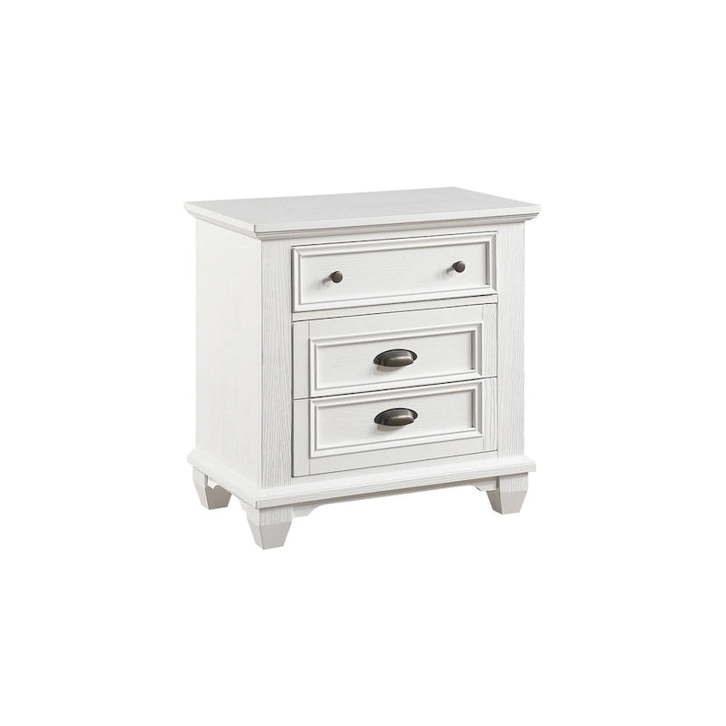 White Panel Bedroom Set for 2 – 6-Piece