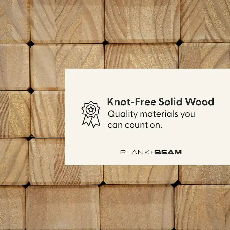 Plank and Beam 3 Piece Queen-Size Bedroom Set with 2 Nightstands