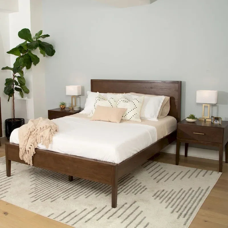 Plank and Beam 3 Piece Queen-Size Bedroom Set with 2 Nightstands