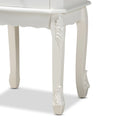 Baxton Studio Sophia Classic and Traditional French White Finished Wood 2-Drawer End Table