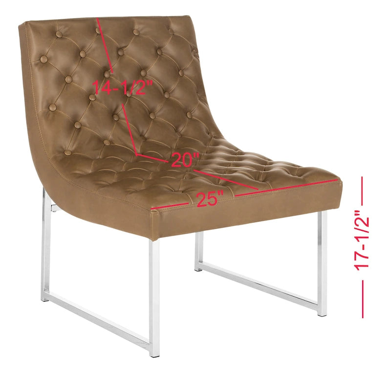 Navy / Antique Taupe Velvet Tufted Club Chair for 1, Mid-Century Modern, 25"W x 30"D x 32"H