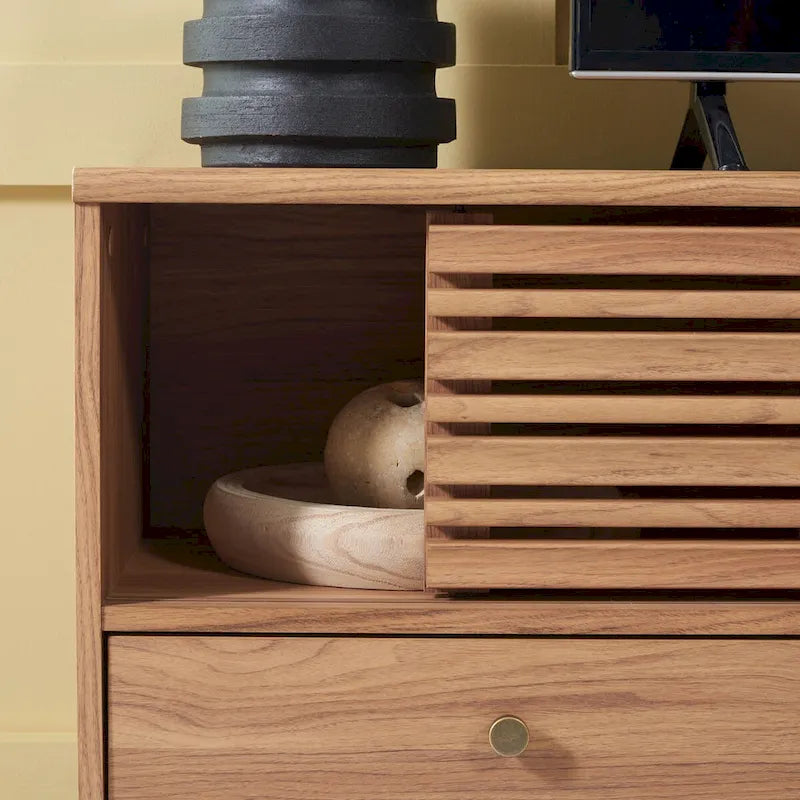 SAFAVIEH Ciera 3-Drawer Entertainment TV Media Stand (65 Flatscreen TV) - 58.7 In. x 15.2 In. x 23.9 In. - 59Wx15Dx24H