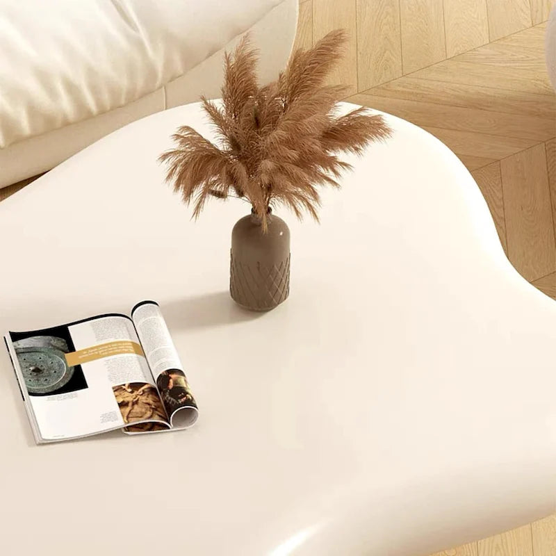 48.43 Modern Cloud Shaped Coffee Table for livingroom, 4 Legged Coffee Table - 48.4