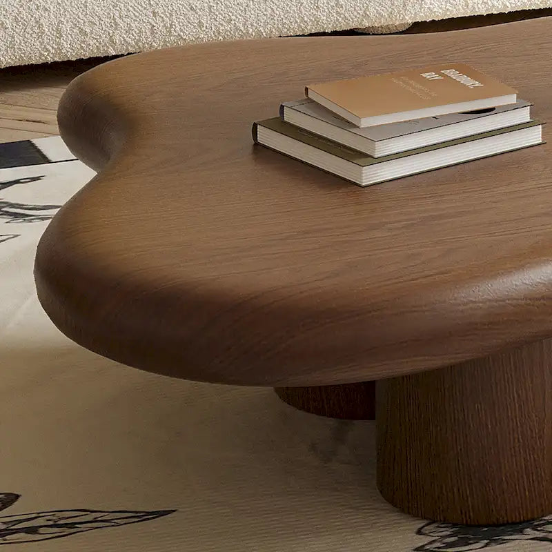 48.43 Modern Cloud Shaped Coffee Table for livingroom, 4 Legged Coffee Table - 48.4