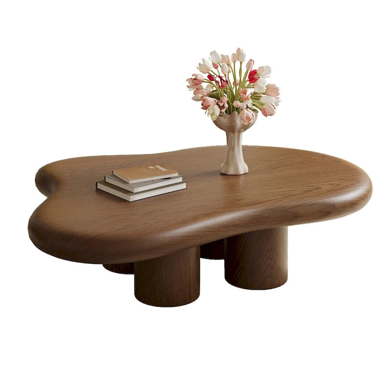 48.43 Modern Cloud Shaped Coffee Table for livingroom, 4 Legged Coffee Table - 48.4