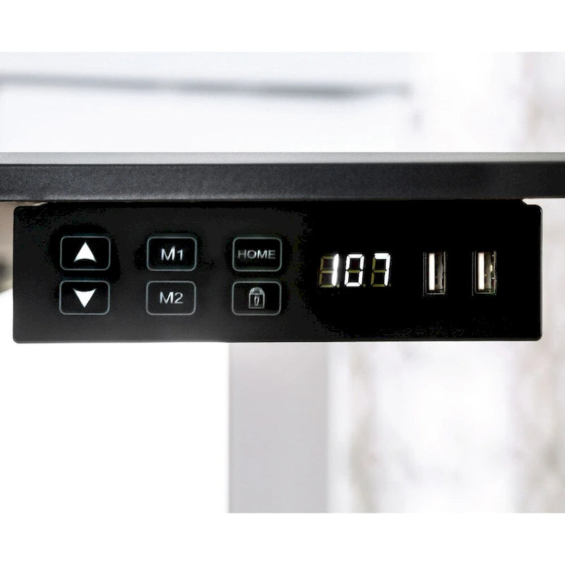 Furniture of America Hix Industrial Adjustable Standing Desk