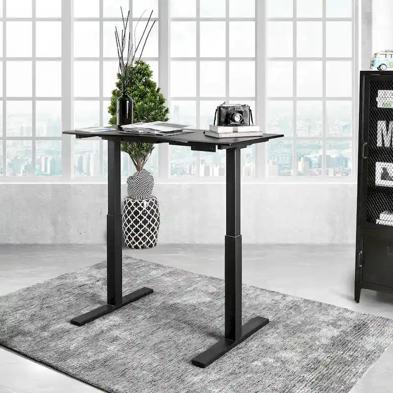 Furniture of America Hix Industrial Adjustable Standing Desk