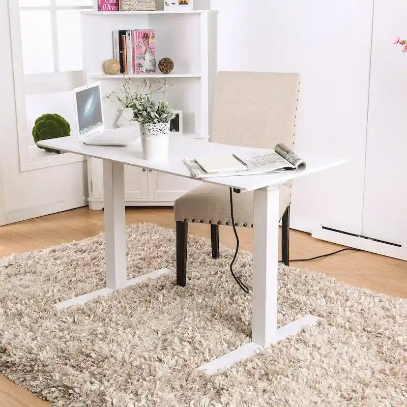 Furniture of America Hix Industrial Adjustable Standing Desk