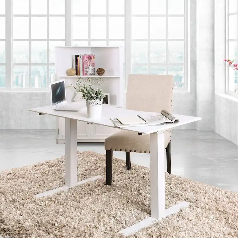 Furniture of America Hix Industrial Adjustable Standing Desk